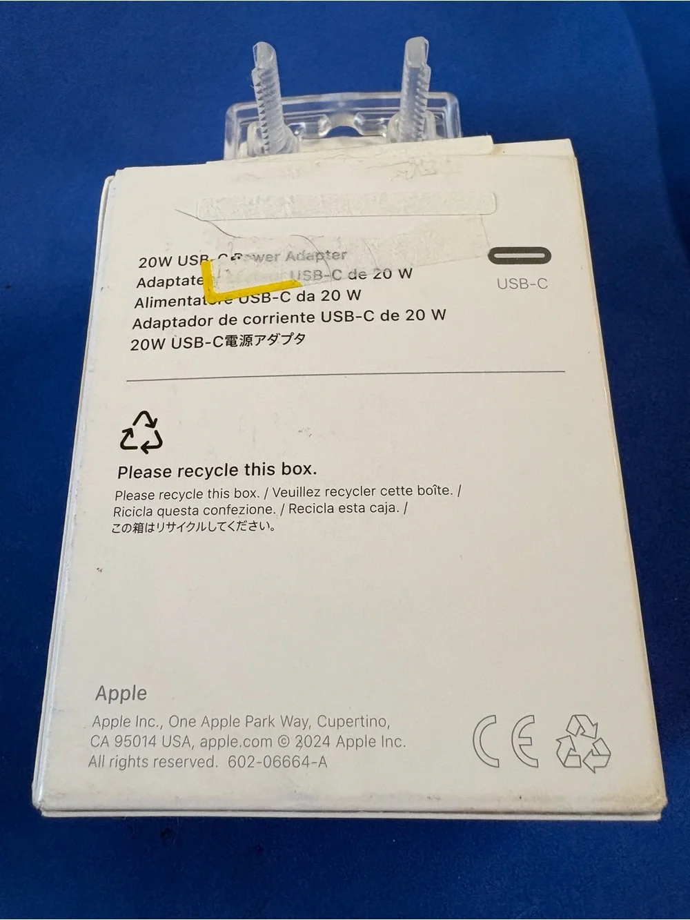 Apple 20W USB-C Power Adapter new in  Box -